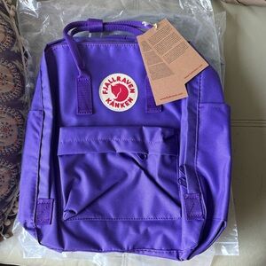 New Fjallraven Kånken Deep Purple Backpack